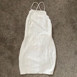 Lulus backless bodycon mini dress